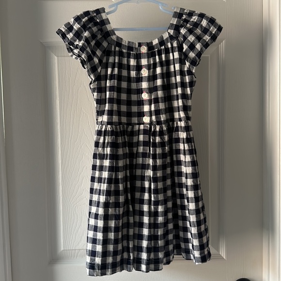 NWOT Navy & White Gingham Gap Dress Sz S - Picture 3 of 5
